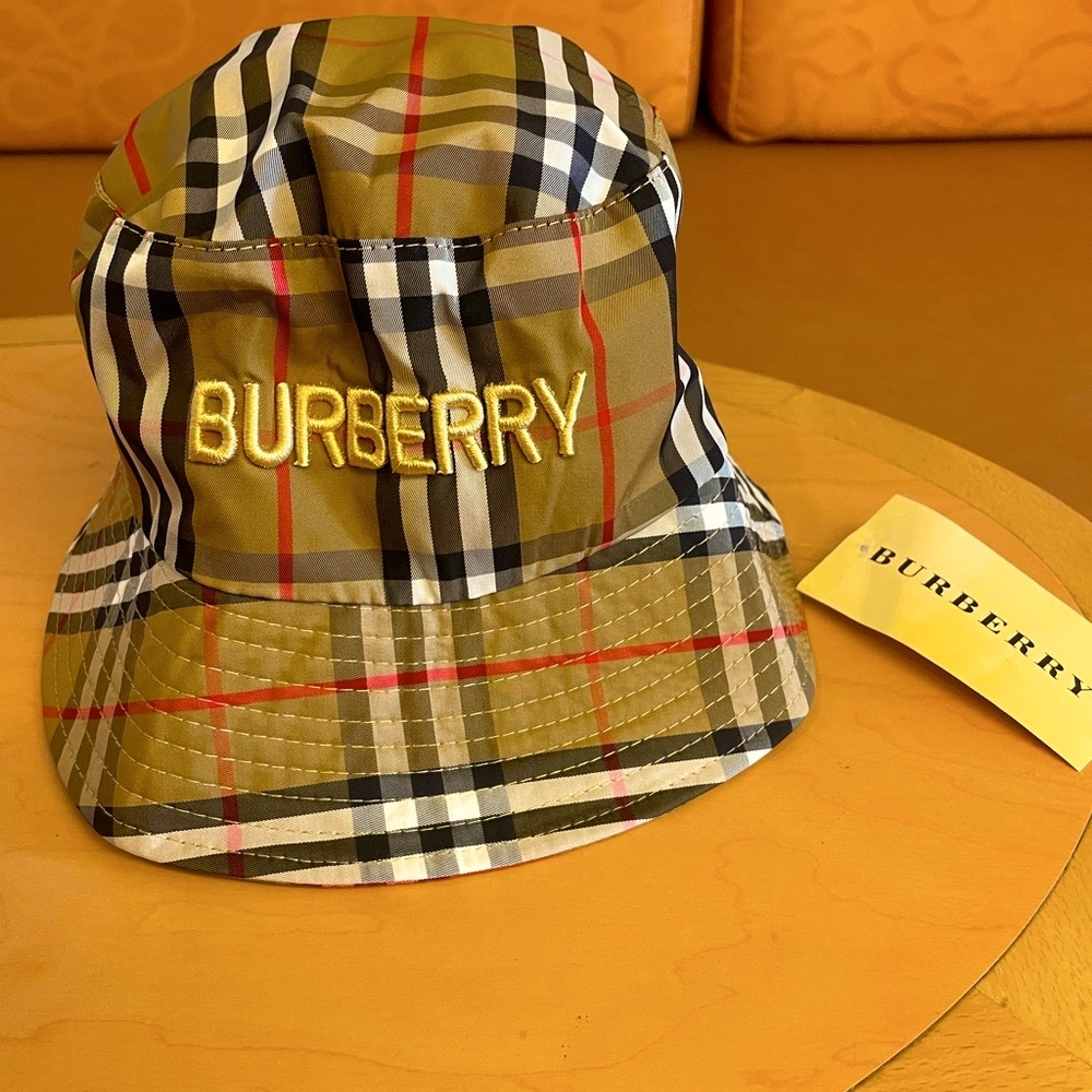 Burberry Women's Plaid Bucket Hat - Brown